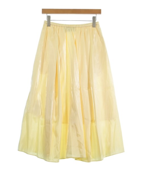 UNITED ARROWS（ユナイテッドアローズ）ロング・マキシ丈スカート 黄 サイズ:38(M位) レディース/2200622301167