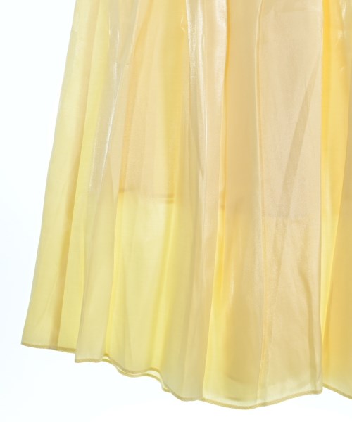 UNITED ARROWS（ユナイテッドアローズ）ロング・マキシ丈スカート 黄 サイズ:38(M位) レディース/2200622301167