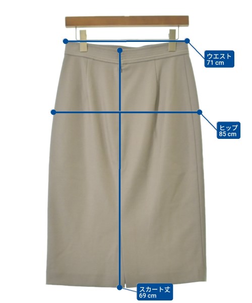 UNITED ARROWS（ユナイテッドアローズ）ひざ丈スカート グレー サイズ:40(M位) レディース/2200632046010