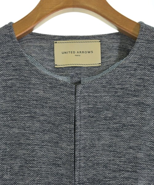 UNITED ARROWS（ユナイテッドアローズ）ノーカラージャケット 紺 サイズ:40(M位) レディース/2200632046034