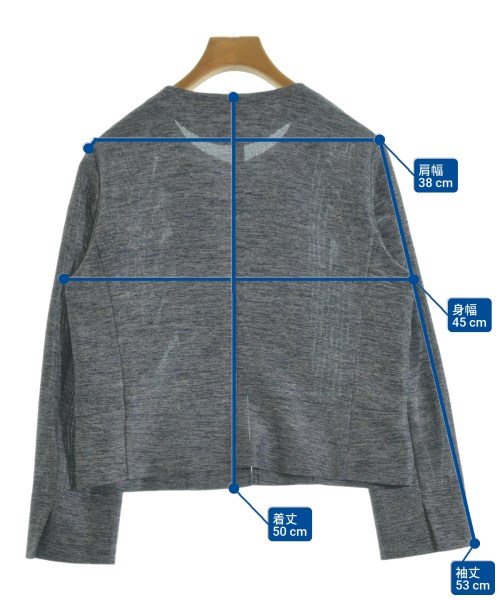 UNITED ARROWS（ユナイテッドアローズ）ノーカラージャケット 紺 サイズ:40(M位) レディース/2200632046034