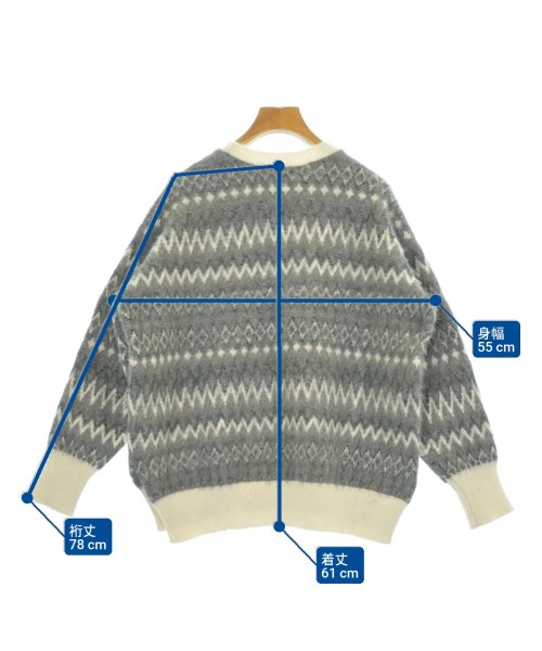 UNITED ARROWS（ユナイテッドアローズ）ニット・セーター グレー サイズ:F レディース/2200632367016