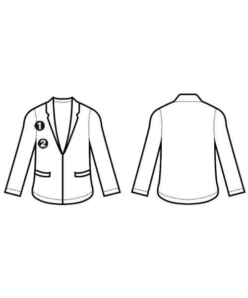 UNITED ARROWS（ユナイテッドアローズ）ノーカラージャケット 茶 サイズ:36(S位) レディース/2200632367023