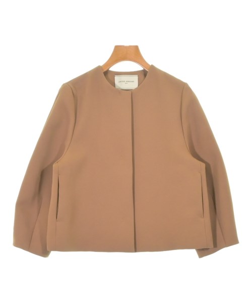 UNITED ARROWS（ユナイテッドアローズ）ノーカラージャケット 茶 サイズ:36(S位) レディース/2200632367023