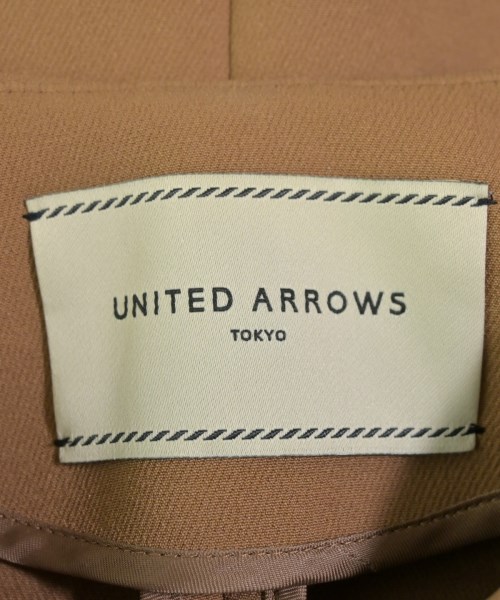 UNITED ARROWS（ユナイテッドアローズ）ノーカラージャケット 茶 サイズ:36(S位) レディース/2200632367023