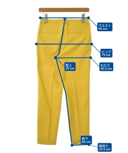 UNITED ARROWS（ユナイテッドアローズ）スラックス 黄 サイズ:38(M位) レディース/2200615960036