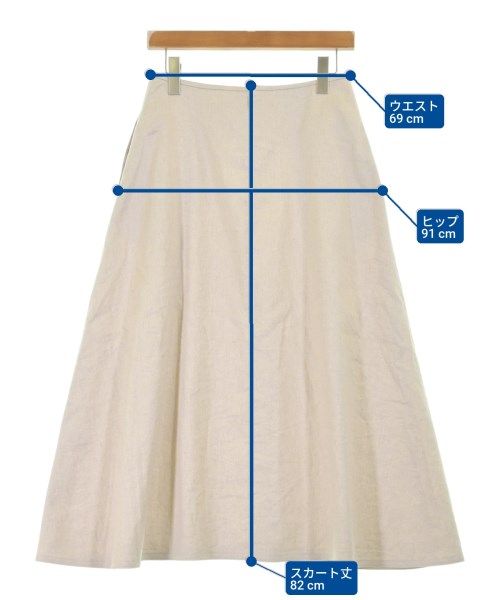 UNITED ARROWS（ユナイテッドアローズ）ロング・マキシ丈スカート ベージュ サイズ:40(M位) レディース/2200632181070