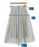 UNITED ARROWS（ユナイテッドアローズ）ロング・マキシ丈スカート グレー サイズ:38(M位) レディース/2200615992075