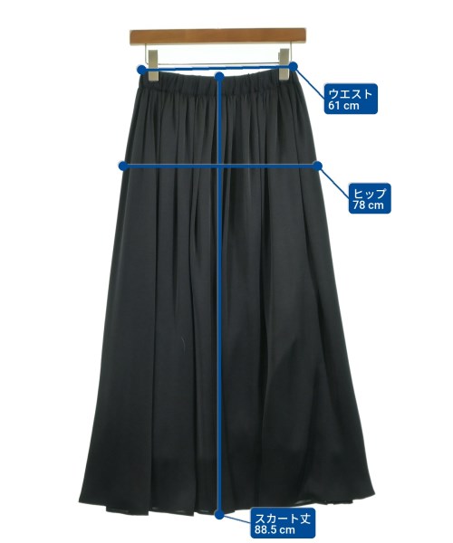 UNITED ARROWS（ユナイテッドアローズ）ロング・マキシ丈スカート 黒 サイズ:36(S位) レディース/2200636121010