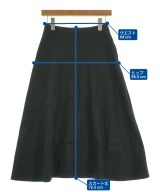 UNITED ARROWS（ユナイテッドアローズ）ロング・マキシ丈スカート 黒 サイズ:36(S位) レディース/2200636347076