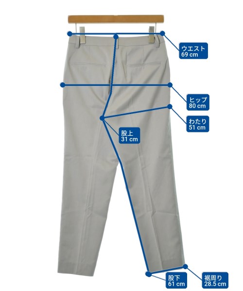 UNITED ARROWS（ユナイテッドアローズ）クロップドパンツ グレー サイズ:38(M位) レディース/2200636414020