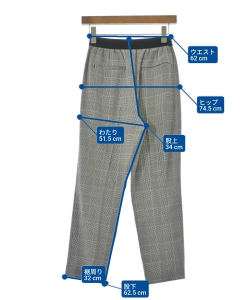 UNITED ARROWS（ユナイテッドアローズ）スラックス グレー サイズ:36(S位) レディース/2200633794019