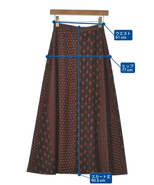 UNITED ARROWS（ユナイテッドアローズ）ロング・マキシ丈スカート 茶 サイズ:36(S位) レディース/2200631276036