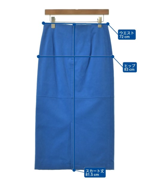 UNITED ARROWS（ユナイテッドアローズ）ロング・マキシ丈スカート 青 サイズ:40(M位) レディース/2200633271039