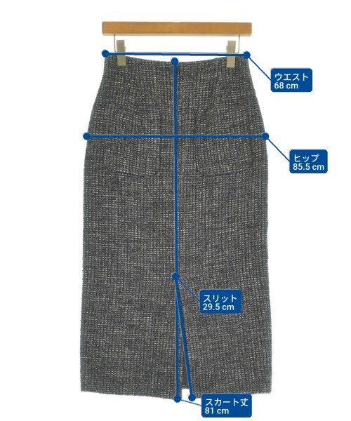 UNITED ARROWS（ユナイテッドアローズ）ロング・マキシ丈スカート 黒 サイズ:38(M位) レディース/2200636023154