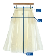 UNITED ARROWS（ユナイテッドアローズ）ロング・マキシ丈スカート 白 サイズ:38(M位) レディース/2200625169108