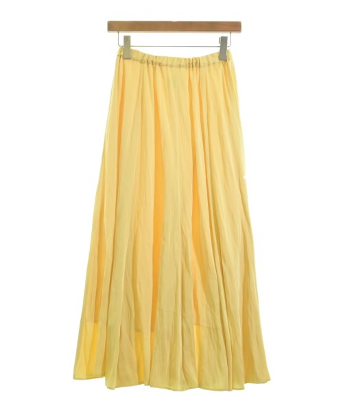 UNITED ARROWS（ユナイテッドアローズ）ロング・マキシ丈スカート 黄 サイズ:36(S位) レディース/2200634685040