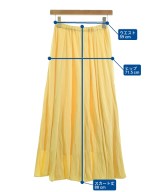 UNITED ARROWS（ユナイテッドアローズ）ロング・マキシ丈スカート 黄 サイズ:36(S位) レディース/2200634685040