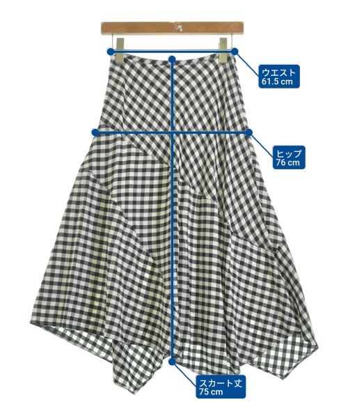 UNITED ARROWS（ユナイテッドアローズ）ロング・マキシ丈スカート 黒 サイズ:34(XS位) レディース/2200635432025