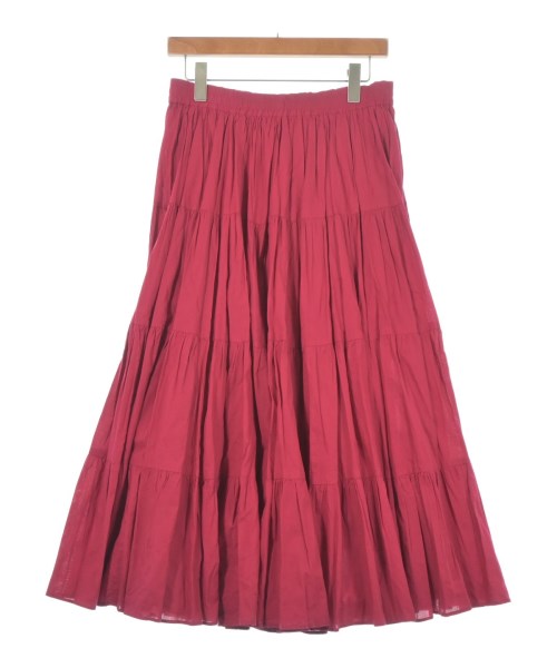 UNITED ARROWS（ユナイテッドアローズ）ロング・マキシ丈スカート 赤 サイズ:36(S位) レディース/2200621784145