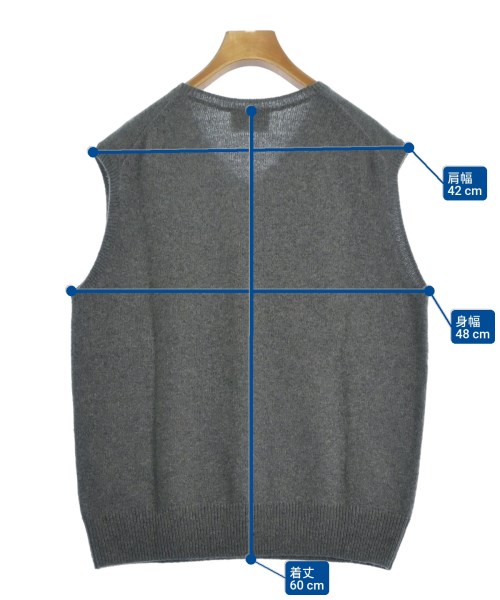 UNITED ARROWS（ユナイテッドアローズ）ベスト グレー サイズ:F レディース/2200624616092