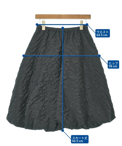 UNITED ARROWS（ユナイテッドアローズ）ひざ丈スカート 黒 サイズ:-(M位) レディース/2200623803035