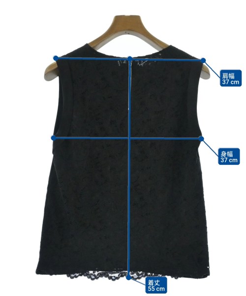 UNITED ARROWS（ユナイテッドアローズ）ブラウス 黒 サイズ:38(M位) レディース/2200628271013