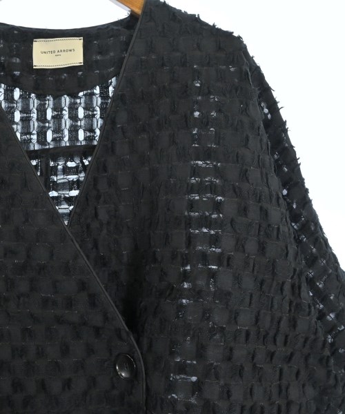 UNITED ARROWS（ユナイテッドアローズ）カジュアルジャケット 黒 サイズ:36(S位) レディース/2200619244132
