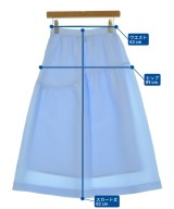 UNITED ARROWS（ユナイテッドアローズ）ロング・マキシ丈スカート 青 サイズ:36(S位) レディース/2200625531073