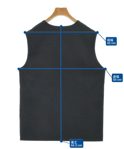 UNITED ARROWS（ユナイテッドアローズ）ベスト 黒 サイズ:F レディース/2200604138026