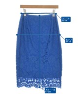 UNITED ARROWS（ユナイテッドアローズ）ひざ丈スカート 青 サイズ:38(M位) レディース/2200634674020