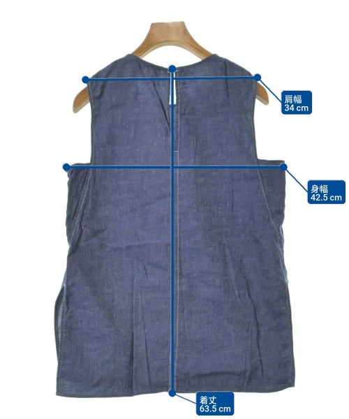 UNITED ARROWS（ユナイテッドアローズ）ブラウス 紺 サイズ:36(S位) レディース/2200620019033