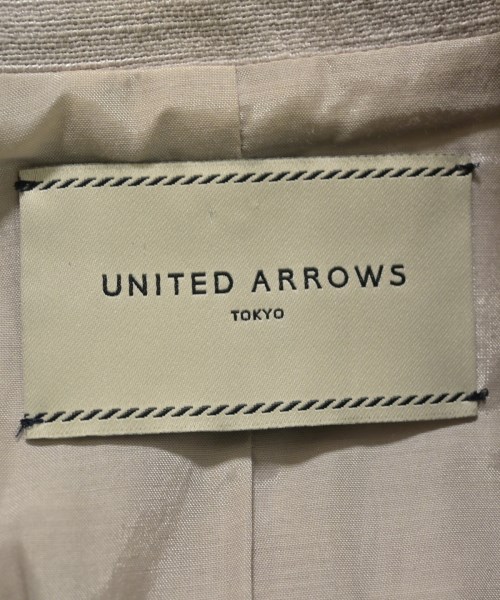 UNITED ARROWS（ユナイテッドアローズ）ノーカラージャケット ベージュ サイズ:38(M位) レディース/2200624837039