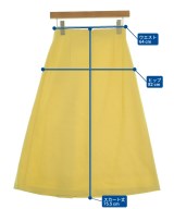 UNITED ARROWS（ユナイテッドアローズ）ロング・マキシ丈スカート 黄 サイズ:36(S位) レディース/2200636697096