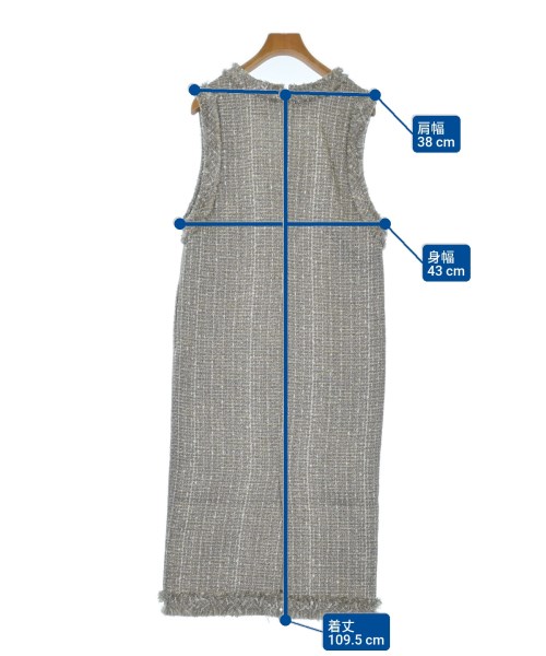 UNITED ARROWS（ユナイテッドアローズ）ワンピース グレー サイズ:36(S位) レディース/2200640746117