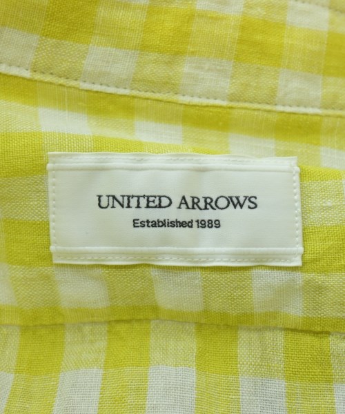UNITED ARROWS（ユナイテッドアローズ）カジュアルシャツ 黄 サイズ:L レディース/2200618010080