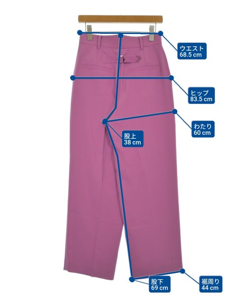 UNITED ARROWS（ユナイテッドアローズ）スラックス ピンク サイズ:38(M位) レディース/2200628003133