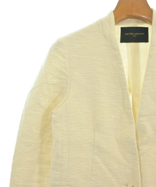 UNITED ARROWS（ユナイテッドアローズ）ジャケット 白 サイズ:36(S位) レディース/2200640684525