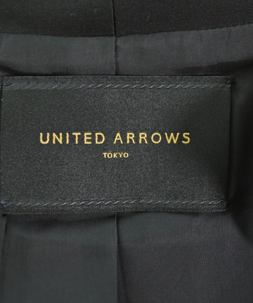 UNITED ARROWS（ユナイテッドアローズ）ノーカラージャケット 黒 サイズ:36(S位) レディース/2200641792076