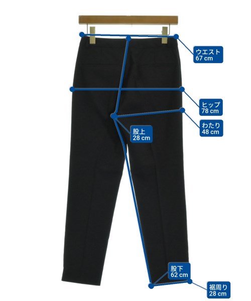 UNITED ARROWS（ユナイテッドアローズ）スラックス 黒 サイズ:36(S位) レディース/2200641792090