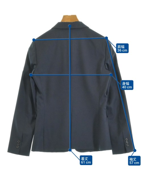 UNITED ARROWS（ユナイテッドアローズ）テーラードジャケット 紺 サイズ:36(S位) レディース/2200641792106