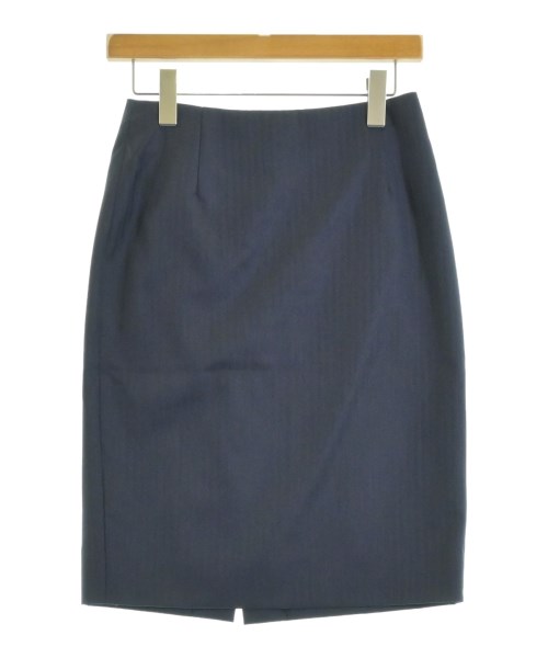 UNITED ARROWS(ユナイテッドアローズ)ひざ丈スカート 紺 サイズ:38(M位)/2200641792151