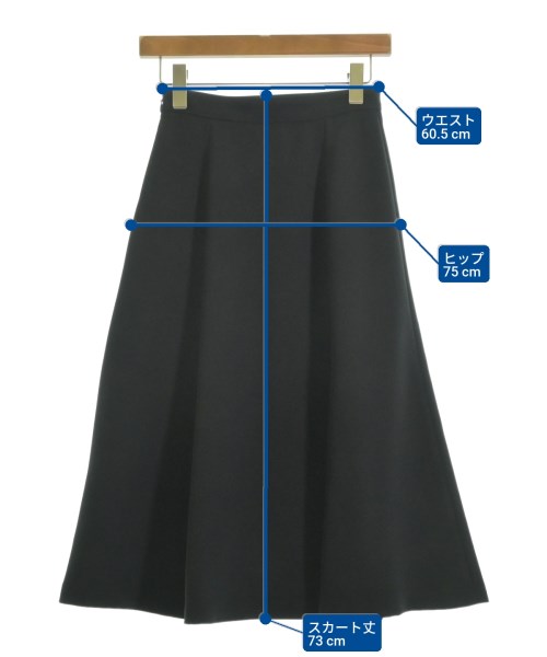 UNITED ARROWS（ユナイテッドアローズ）ロング・マキシ丈スカート 黒 サイズ:34(XS位) レディース/2200636450042