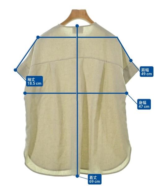 UNITED ARROWS（ユナイテッドアローズ）ブラウス ベージュ サイズ:F レディース/2200624443070