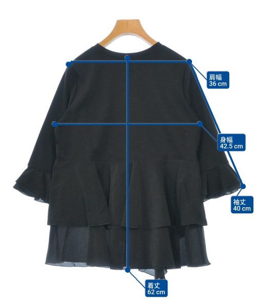 UNITED ARROWS（ユナイテッドアローズ）Tシャツ・カットソー 黒 サイズ:F レディース/2200637847117