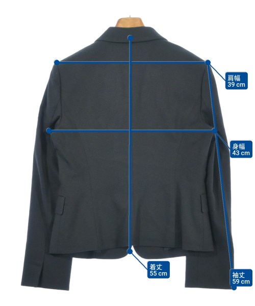 UNITED ARROWS（ユナイテッドアローズ）テーラードジャケット 黒 サイズ:40(M位) レディース/2200639530079