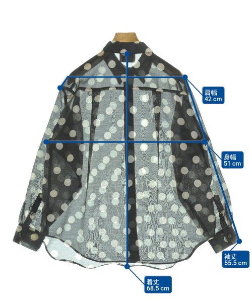 UNITED ARROWS（ユナイテッドアローズ）カジュアルシャツ 黒 サイズ:36(S位) レディース/2200633199043