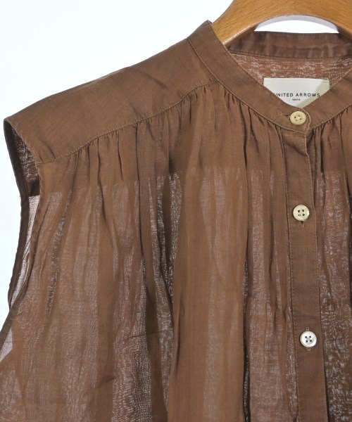 UNITED ARROWS（ユナイテッドアローズ）カジュアルシャツ 茶 サイズ:F レディース/2200628904010