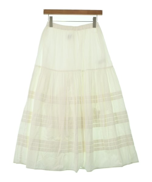 UNITED ARROWS(ユナイテッドアローズ)ロング・マキシ丈スカート 白 サイズ:36(S位)/2200634118197