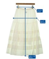 UNITED ARROWS（ユナイテッドアローズ）ロング・マキシ丈スカート 白 サイズ:36(S位) レディース/2200634118197